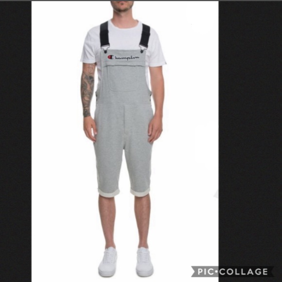 CHAMPION Unisex French Terry Overall Shorts NEW - Picture 4 of 8